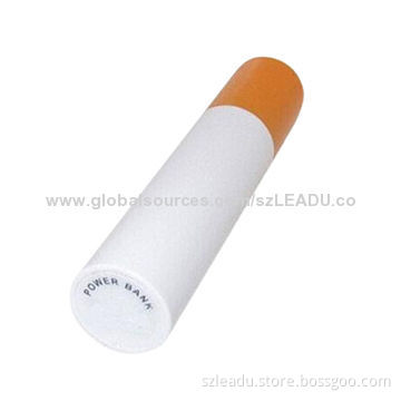 Cigarette-shaped Power Bank, 2,400mAh